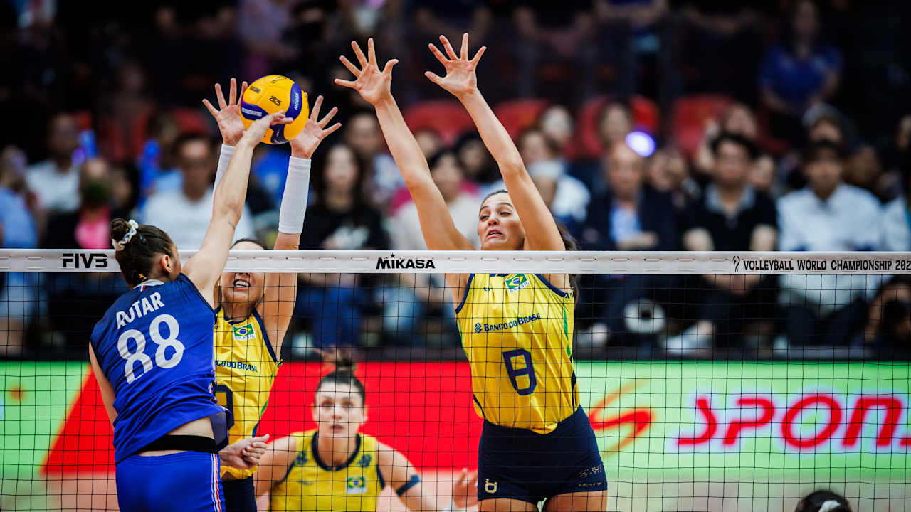 Bloqueio de Júlia Kudiess é uma das armas do Brasil na VNL 2026